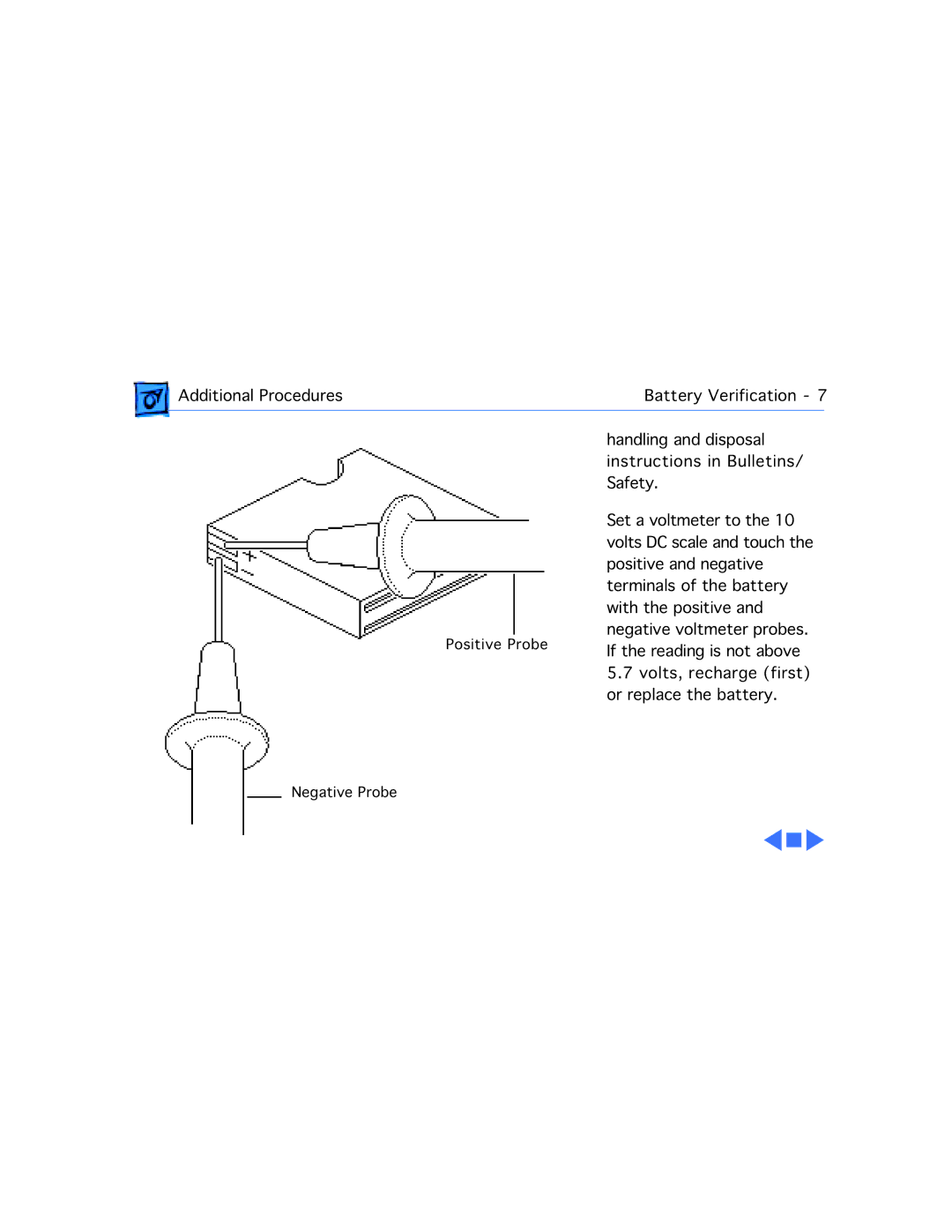 Apple 150 manual Negative voltmeter probes 