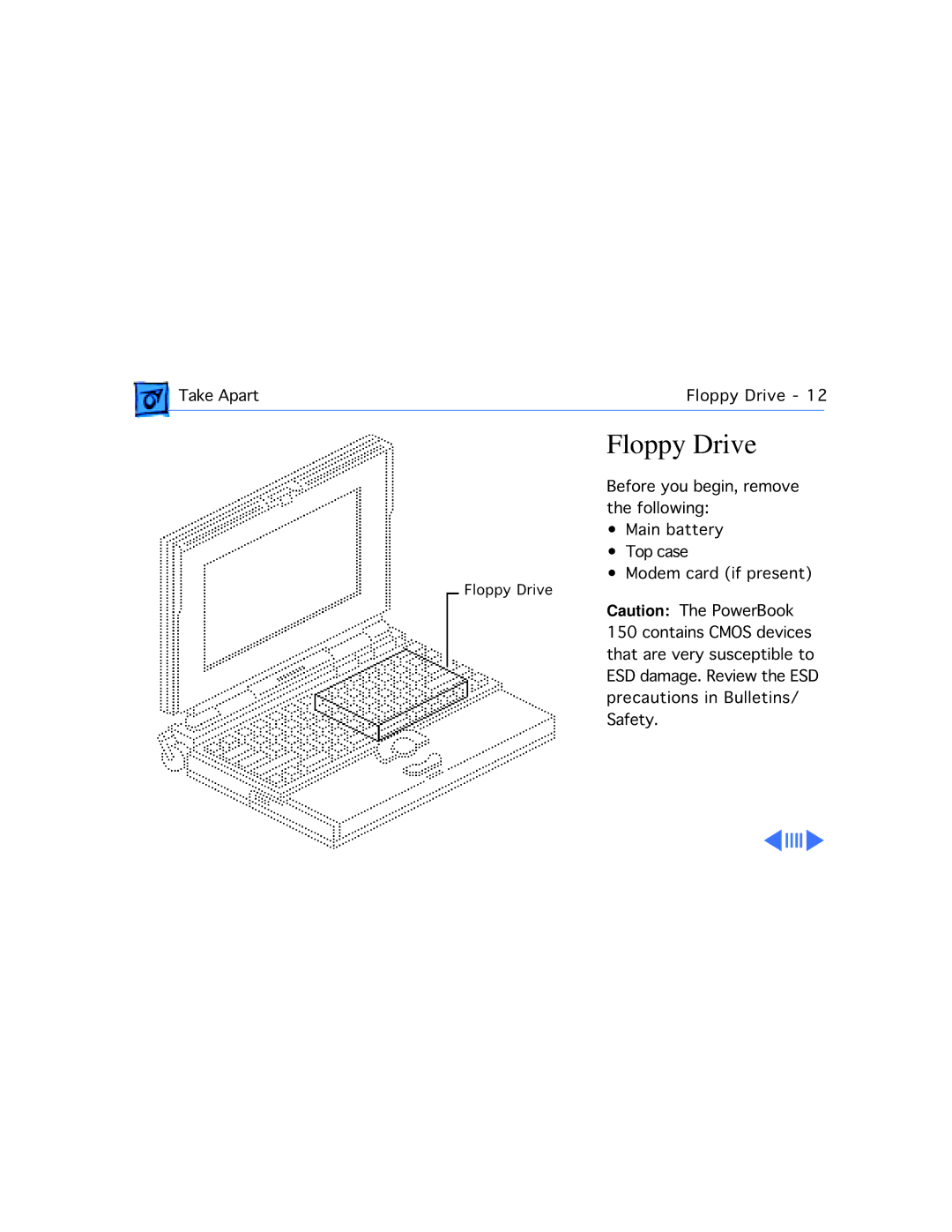 Apple 150 manual Floppy Drive 