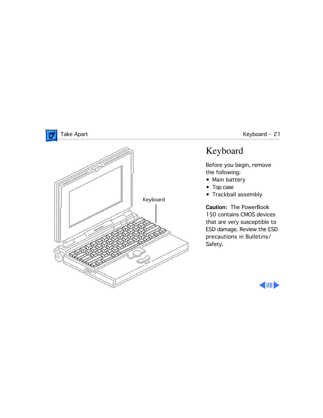 Apple 150 manual Keyboard 