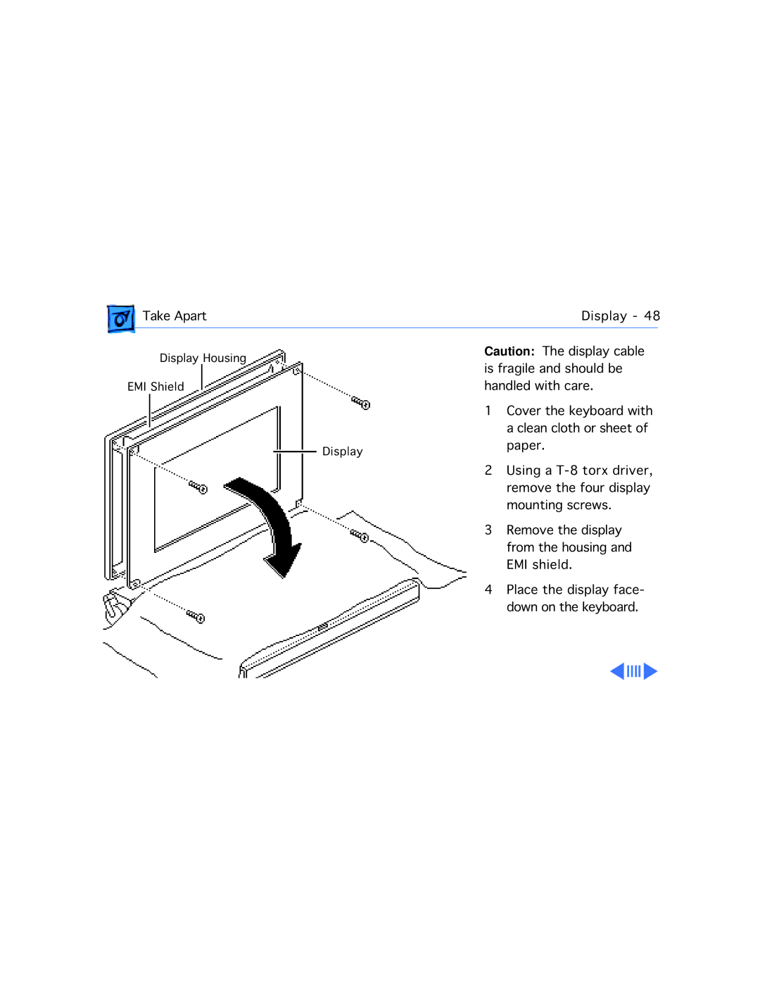 Apple 150 manual Take Apart Display 