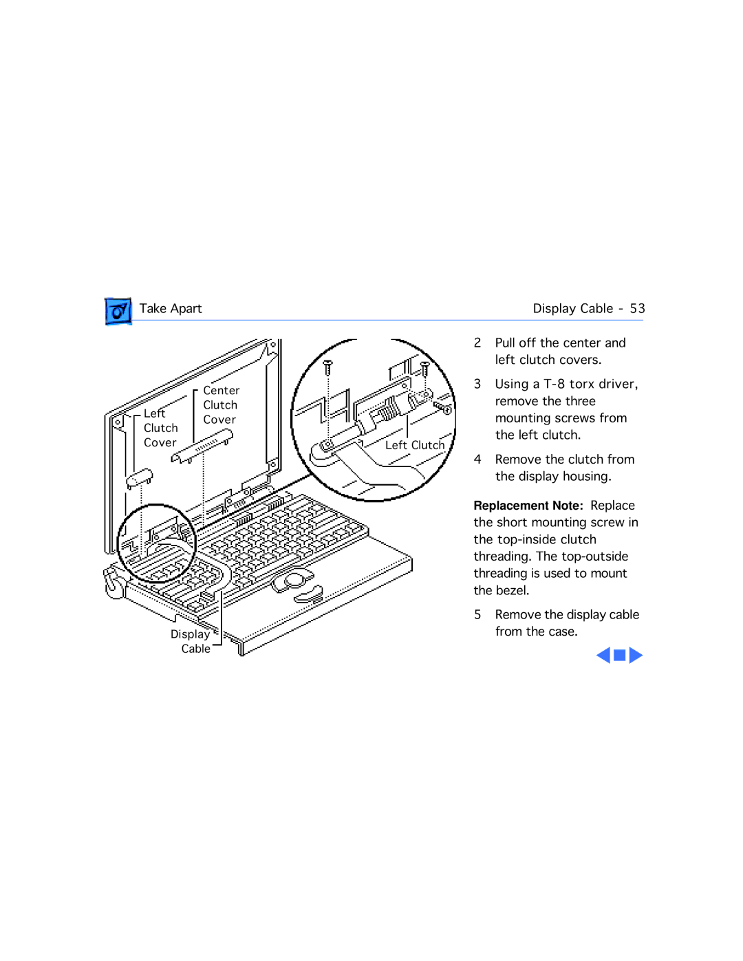 Apple 150 manual Take Apart Display Cable 