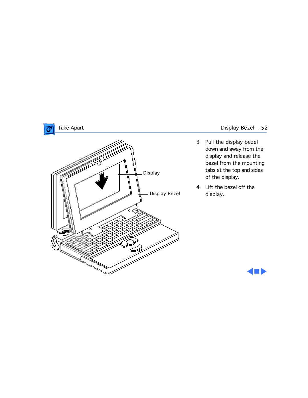 Apple 165, 160 manual Display Display Bezel 