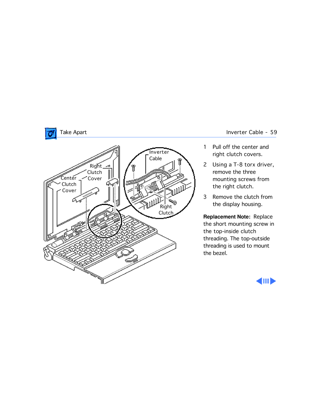 Apple 160, 165 manual Take Apart Inverter Cable 