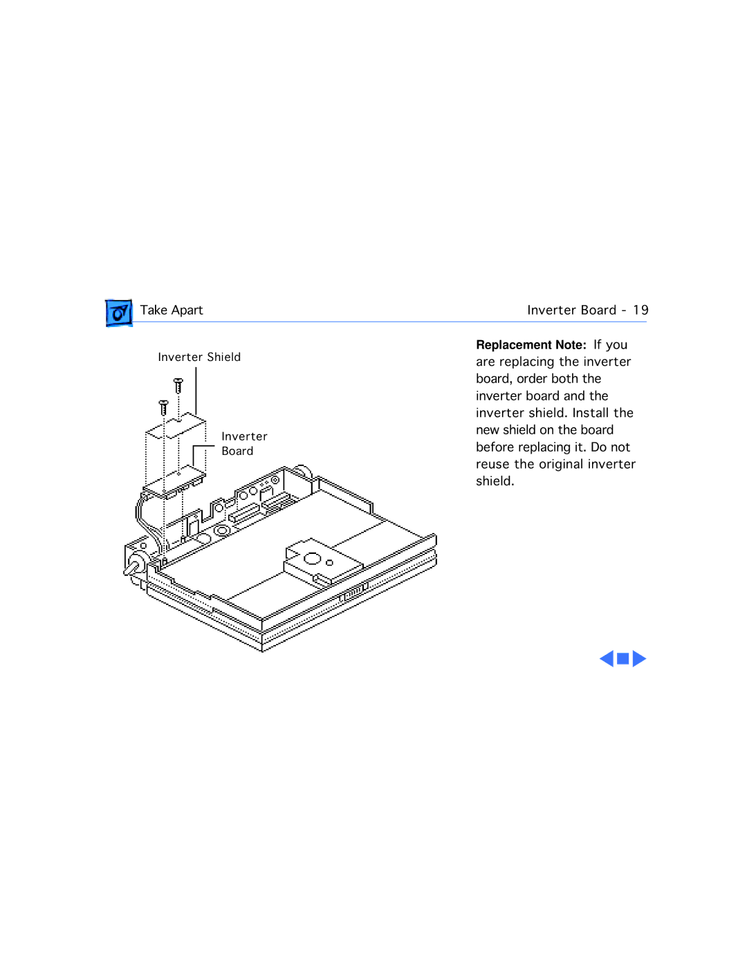 Apple 160, 165 manual Replacement Note If you 