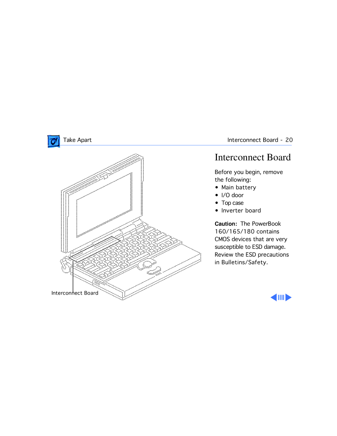 Apple 165, 160 manual Interconnect Board 