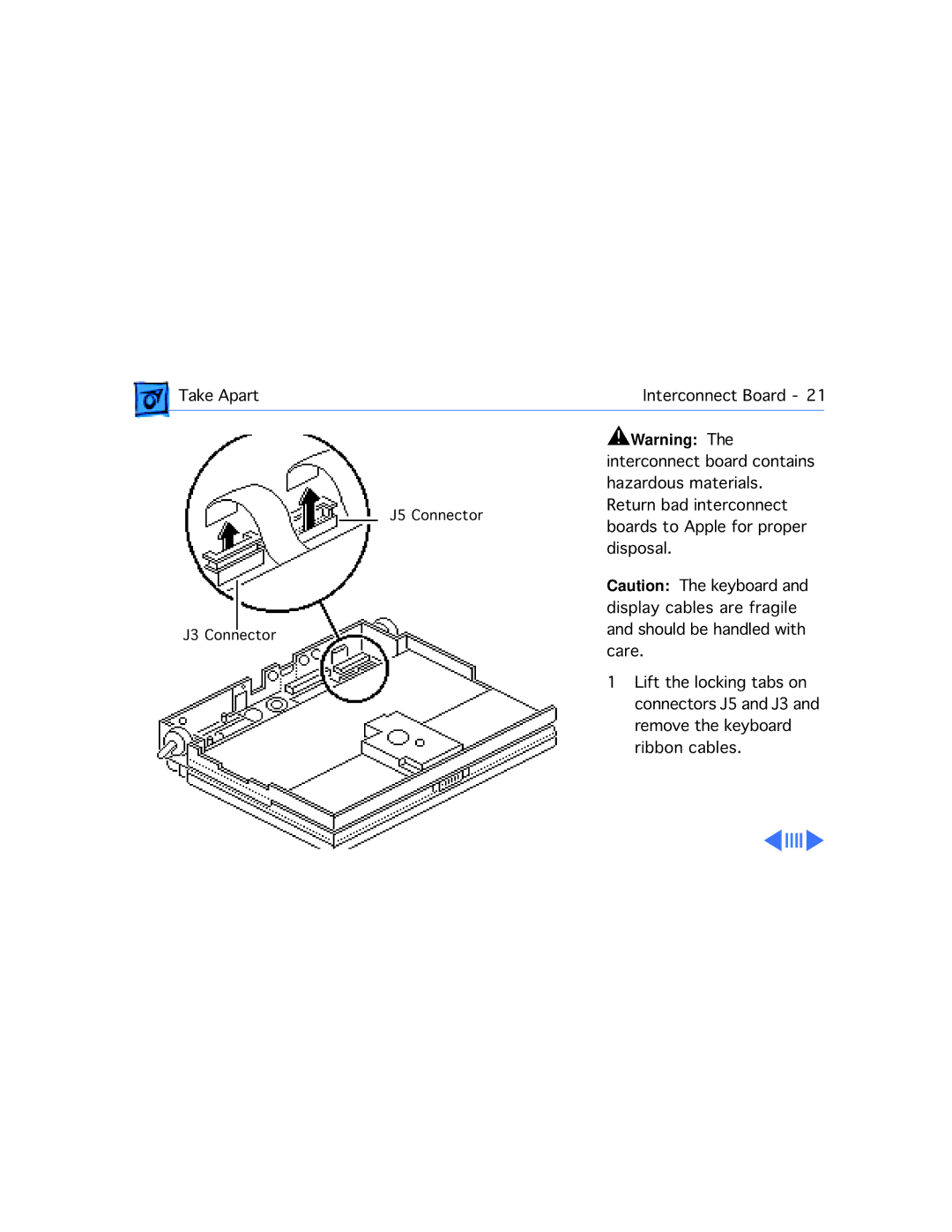 Apple 160, 165 manual ±Warning 