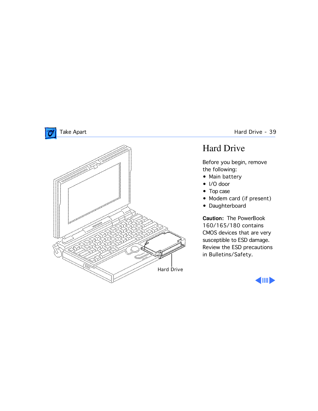 Apple 160, 165 manual Hard Drive 