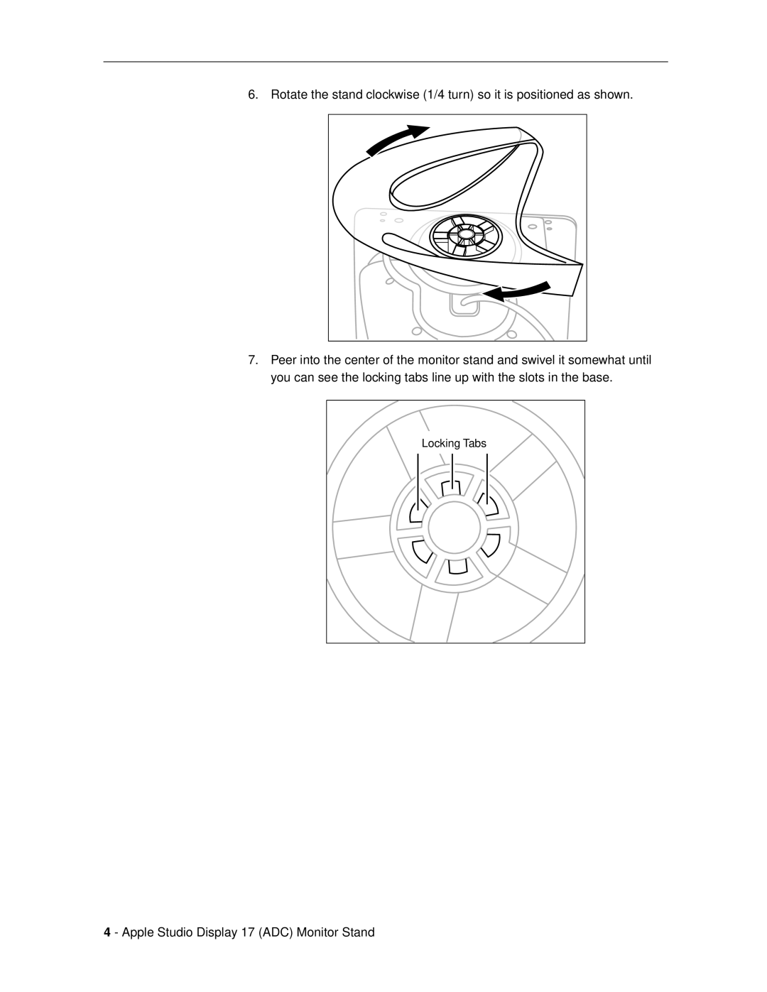 Apple 17 ADC warranty Locking Tabs 