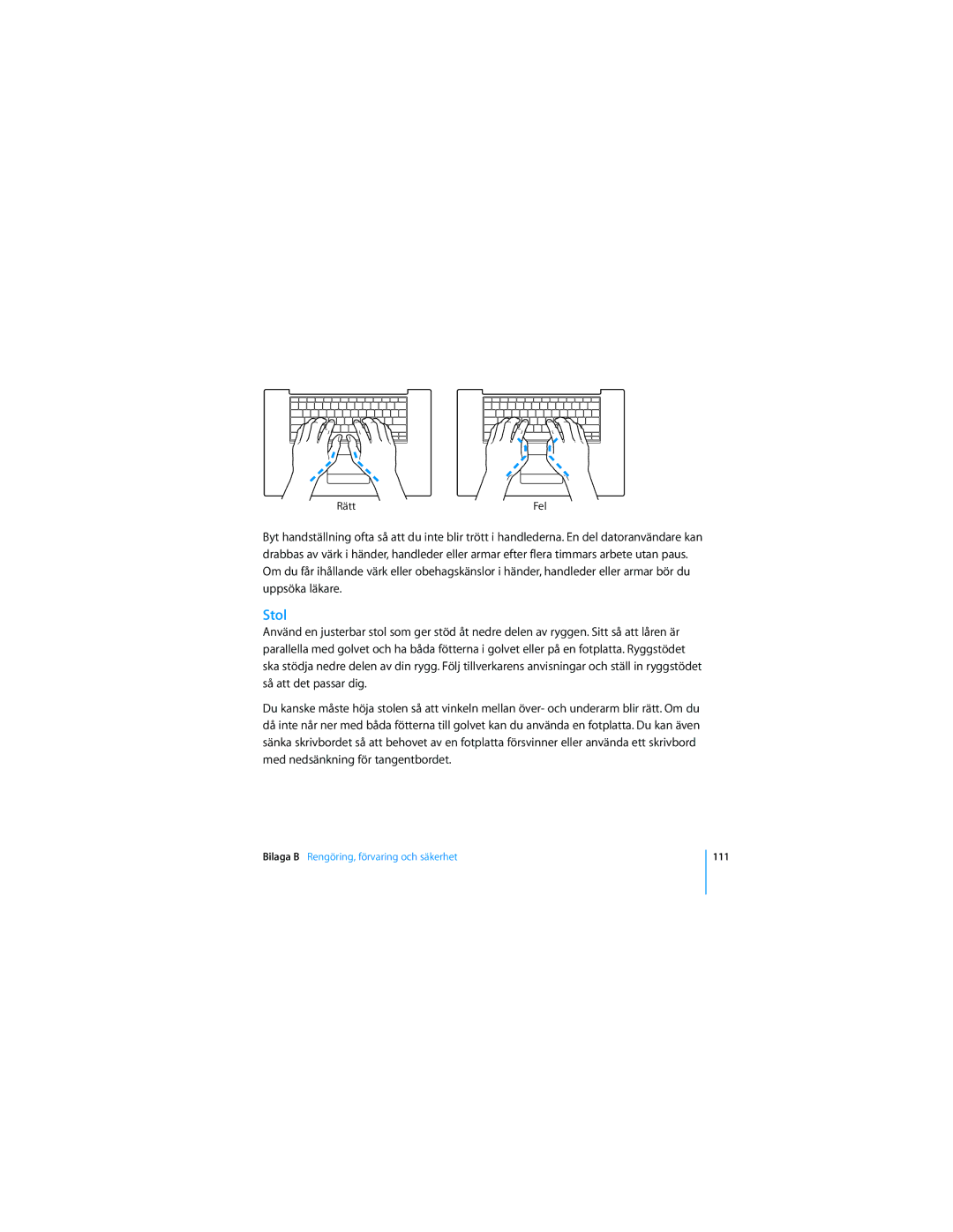 Apple 17-TUMS manual Stol 