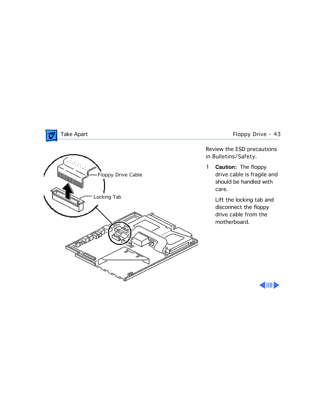 Apple 180C manual Take Apart Floppy Drive 