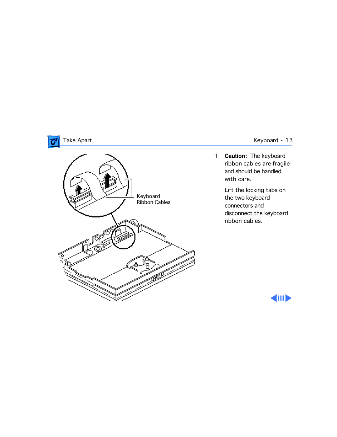 Apple 180C manual Take Apart Keyboard 