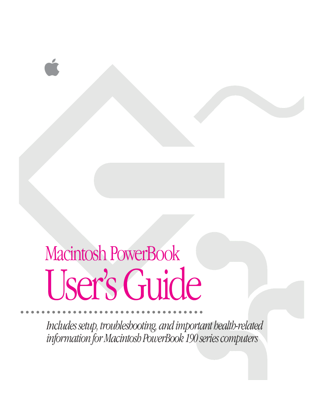 Apple 190 series manual User’s Guide 