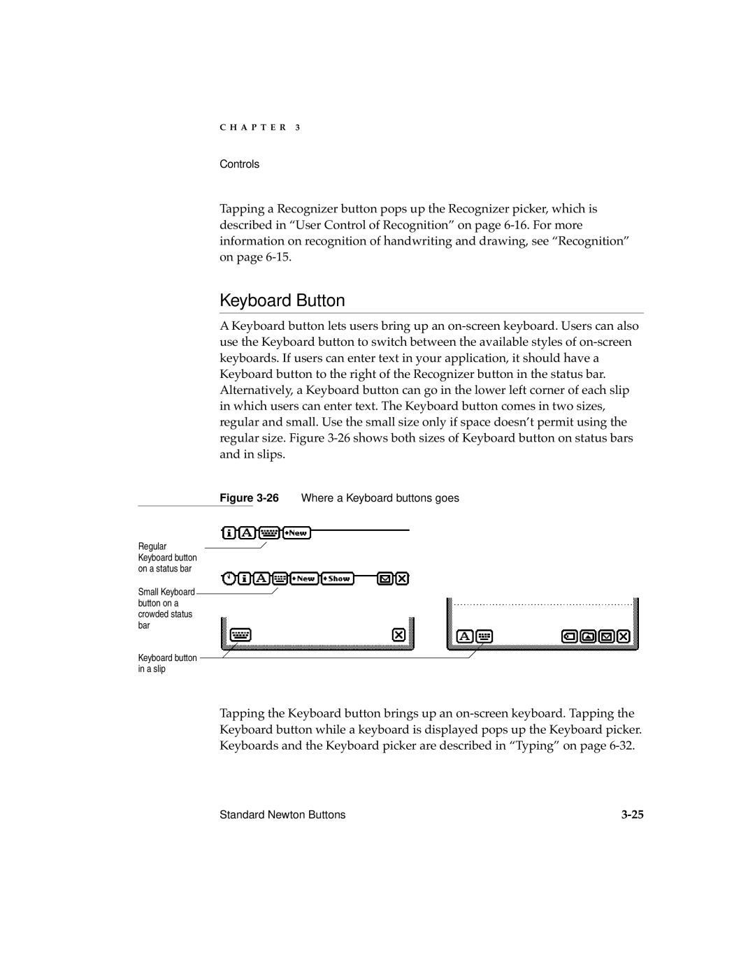 Apple manual Keyboard Button, 26Where a Keyboard buttons goes 