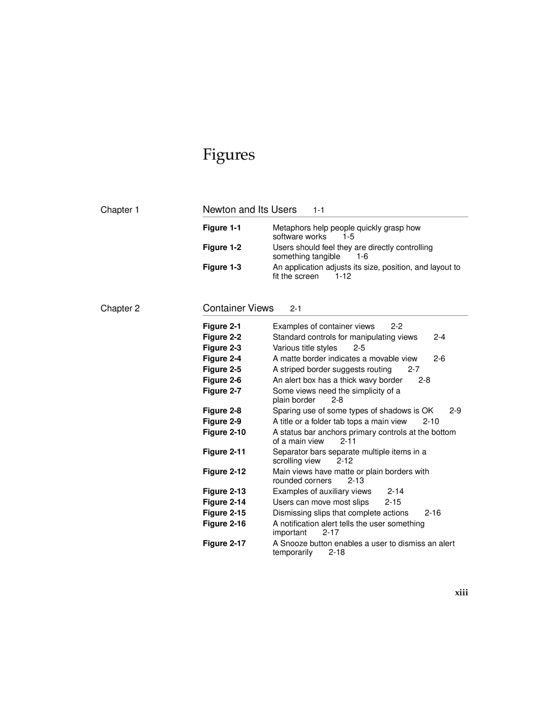 Apple 2 manual Newton and Its Users, Xiii 