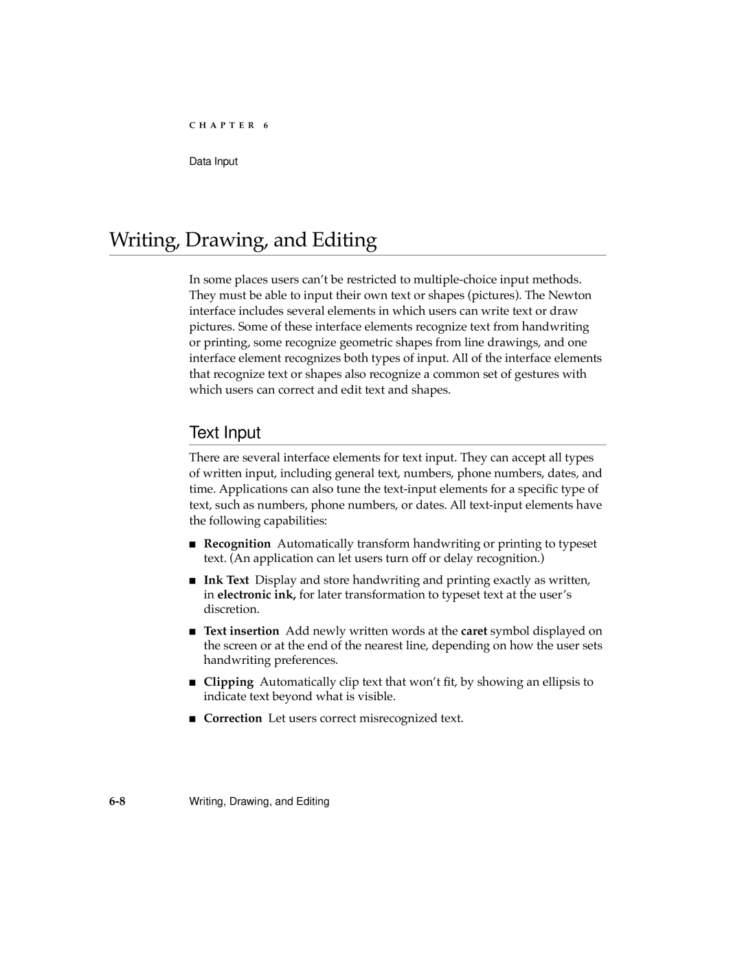 Apple 2 manual Writing, Drawing, and Editing, Text Input 