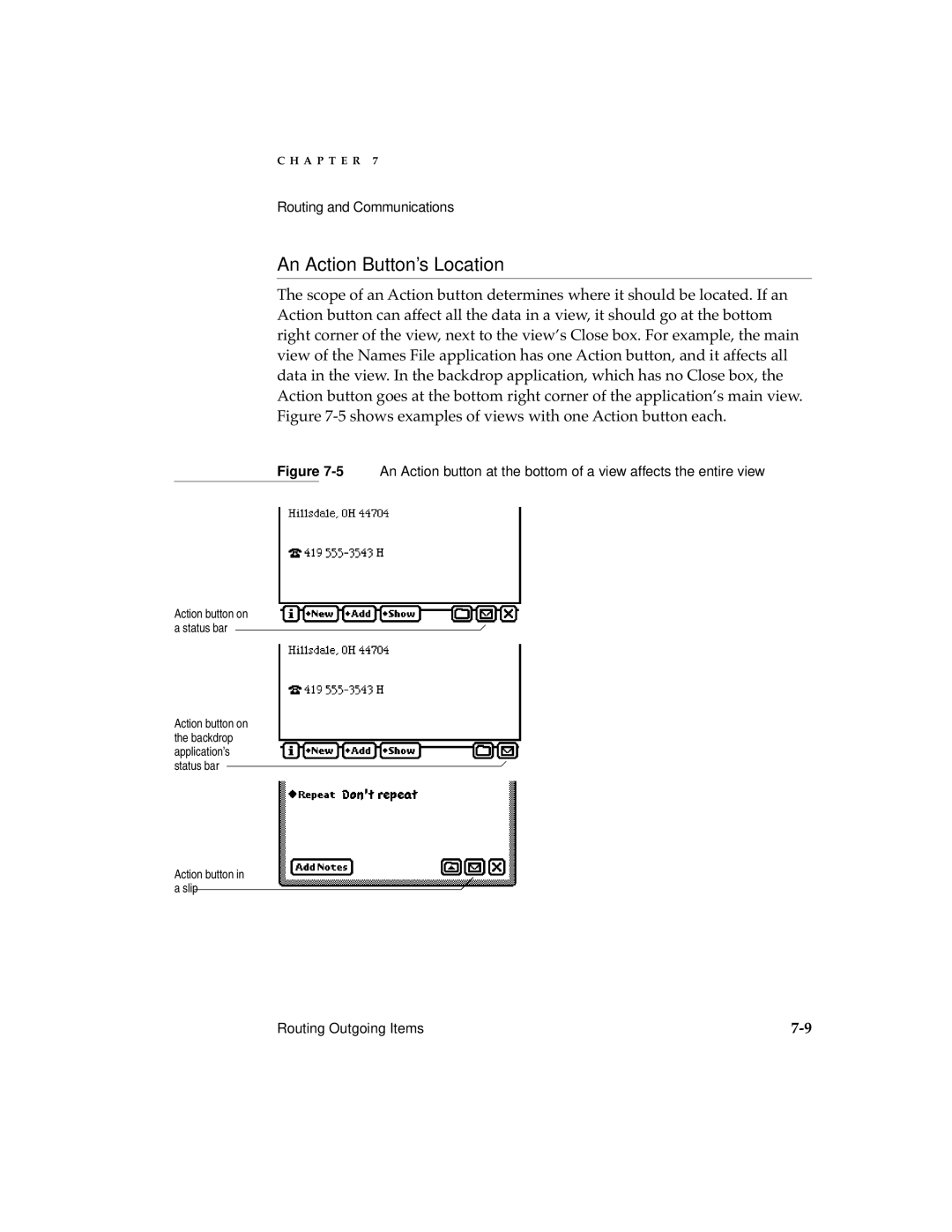 Apple 2 manual An Action Button’s Location 