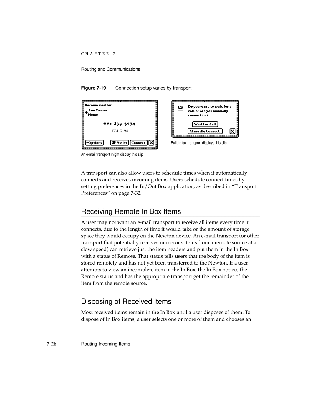 Apple 2 manual Receiving Remote In Box Items, Disposing of Received Items 