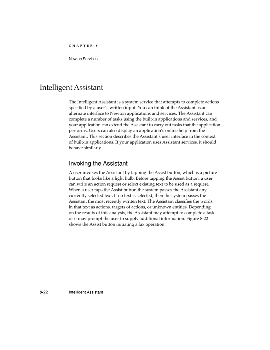 Apple 2 manual Intelligent Assistant, Invoking the Assistant 