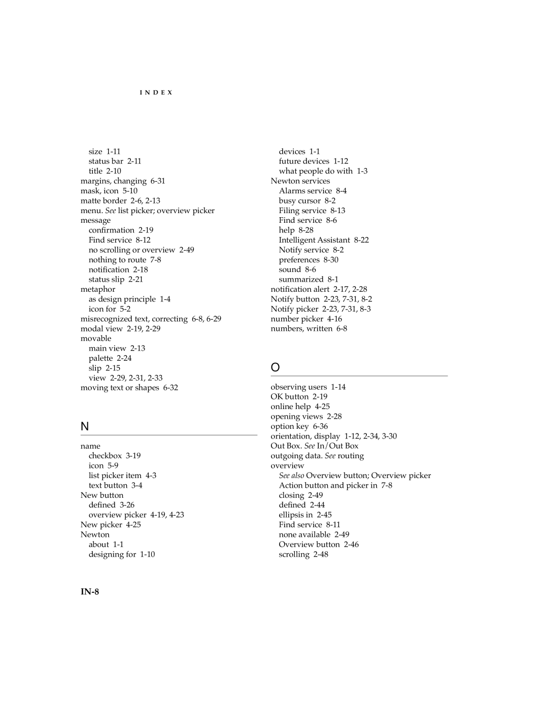 Apple 2 manual IN-8 