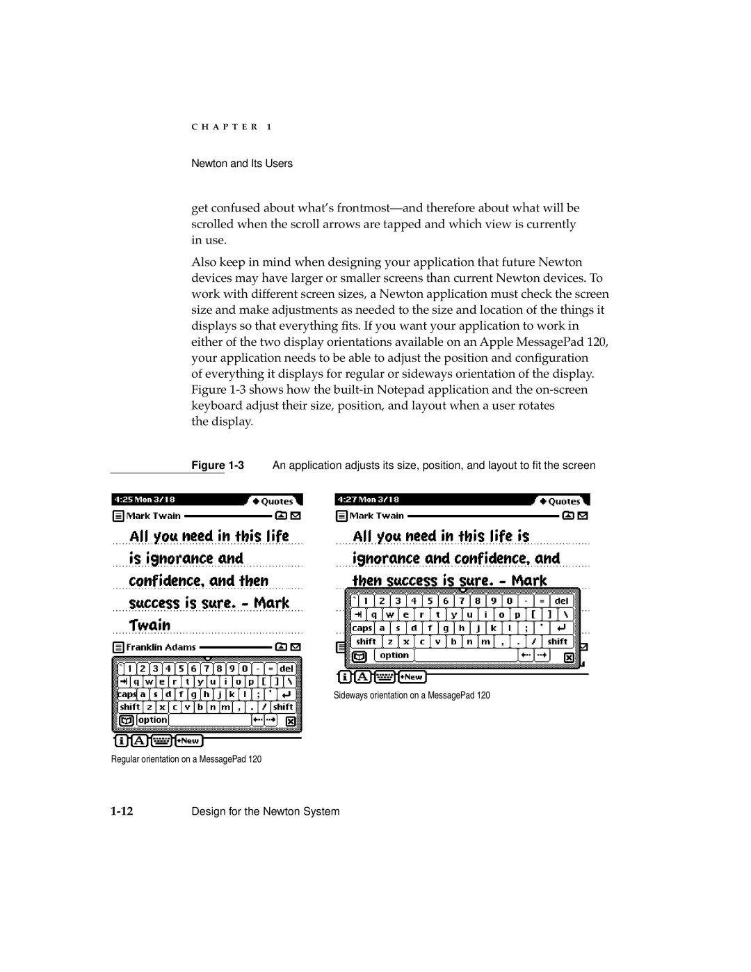 Apple 2 manual Newton and Its Users 