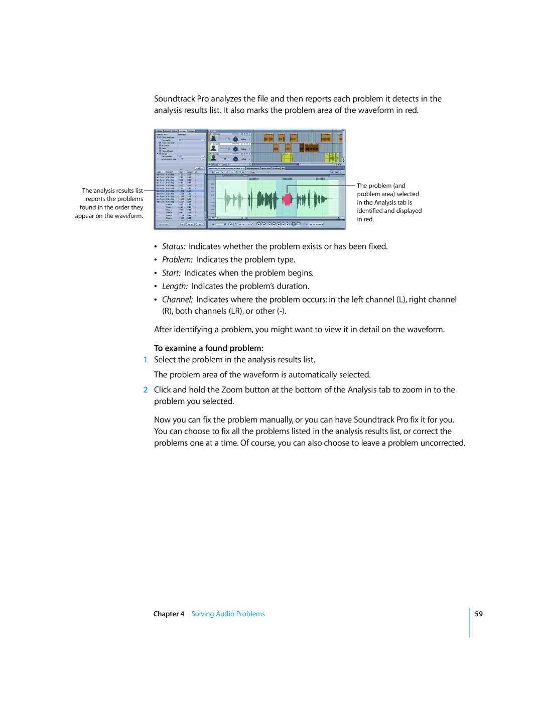 Apple 2 manual To examine a found problem 