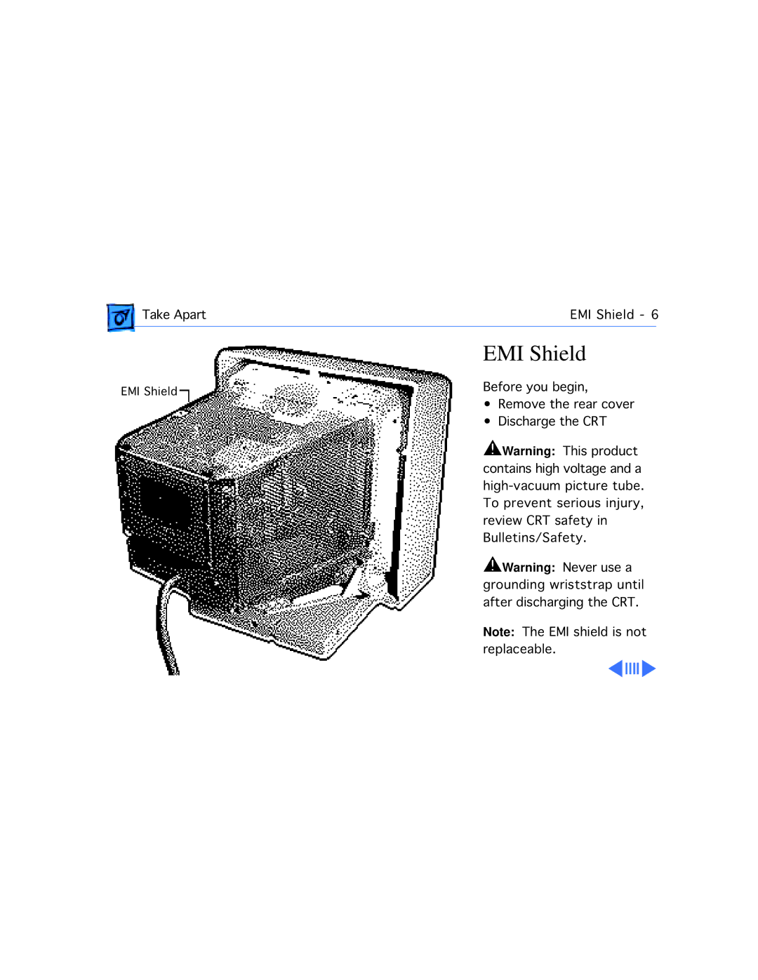 Apple 20 manual EMI Shield 