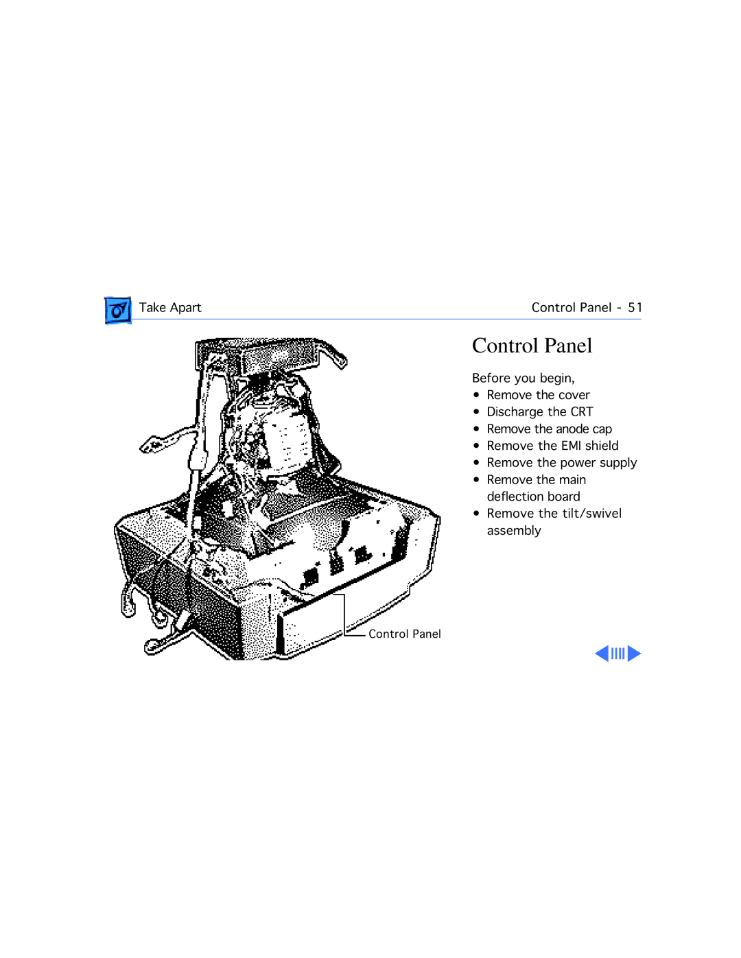 Apple 20 manual Control Panel 