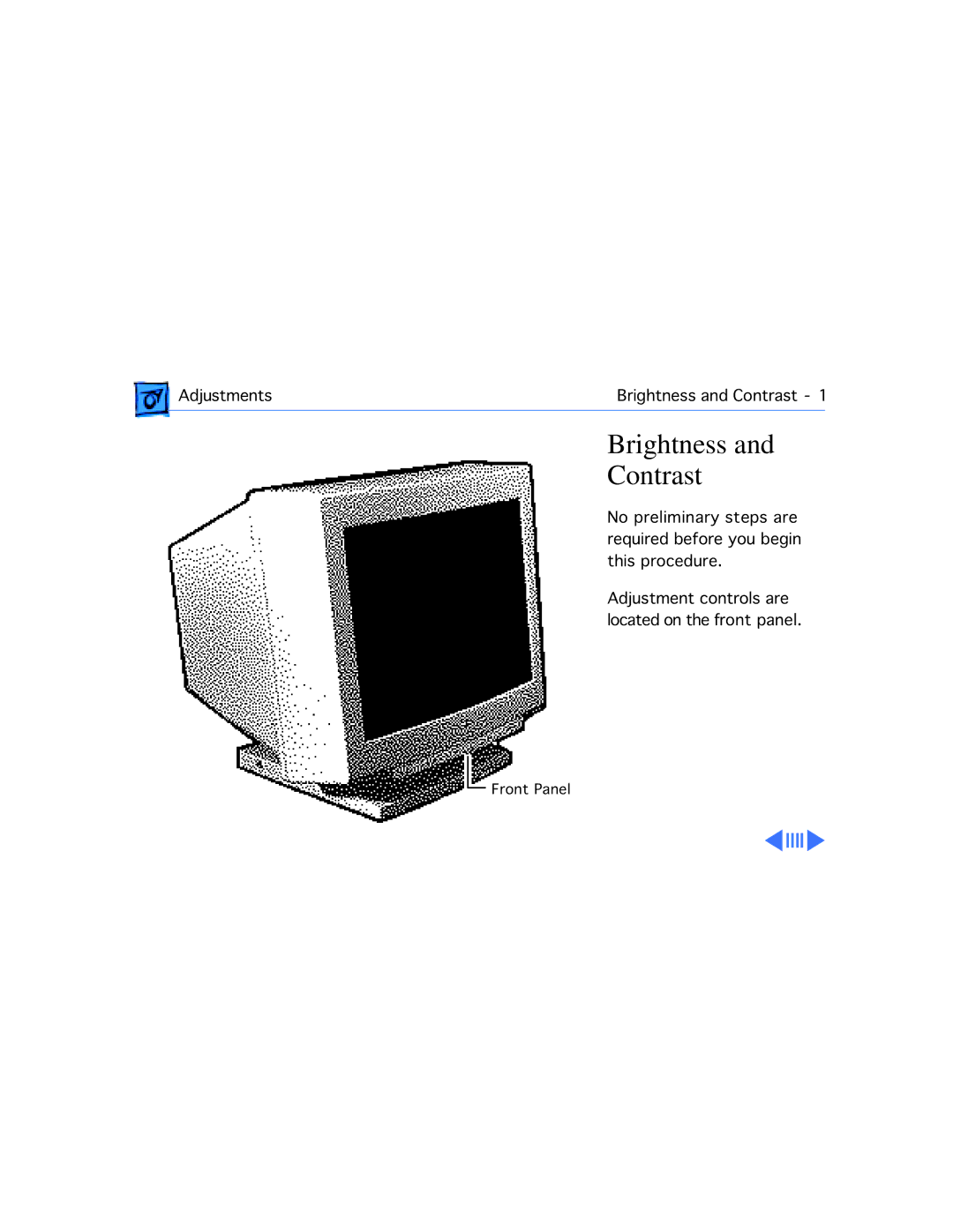 Apple 20 manual Brightness Contrast 