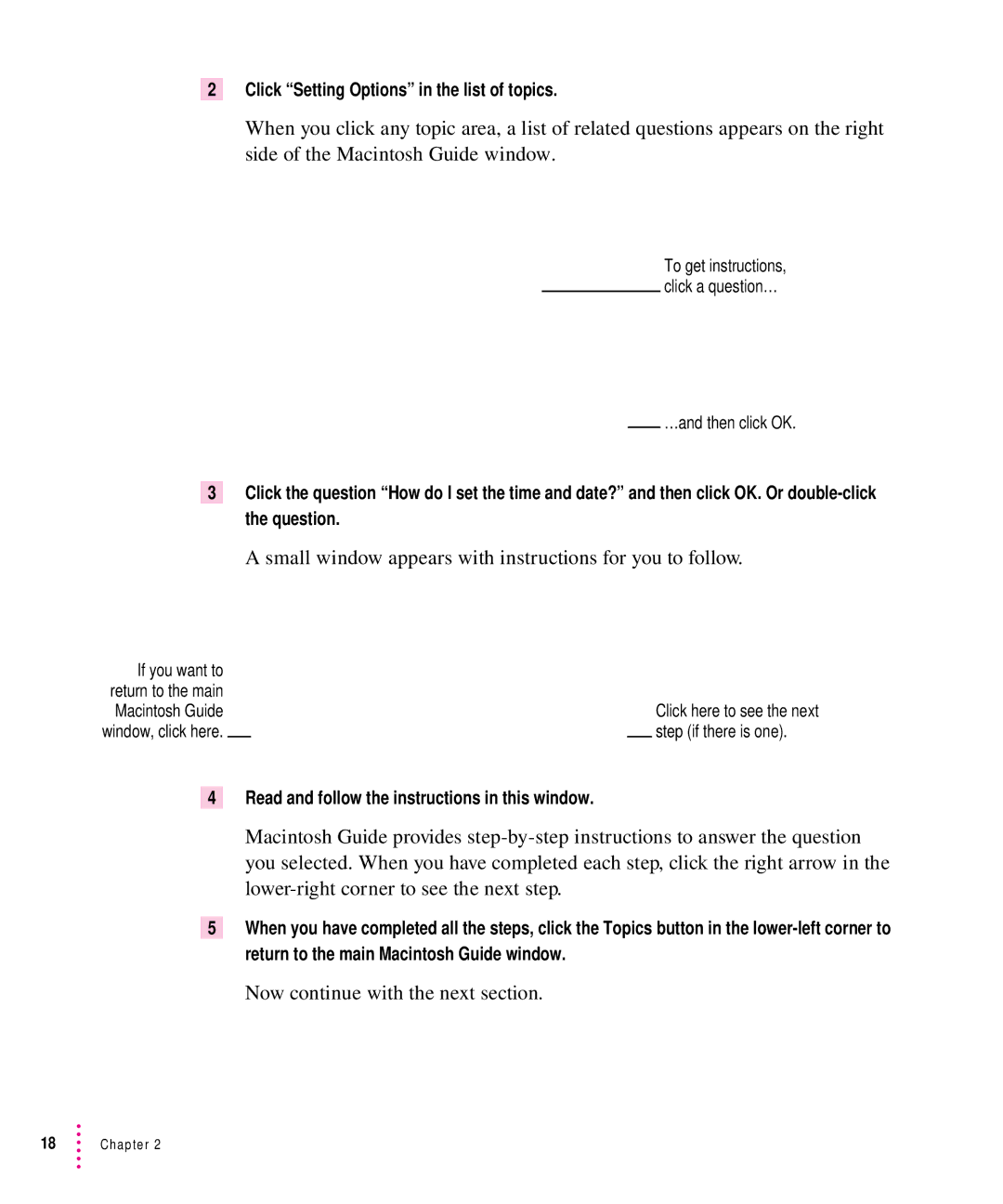 Apple 200 Series manual Now continue with the next section 