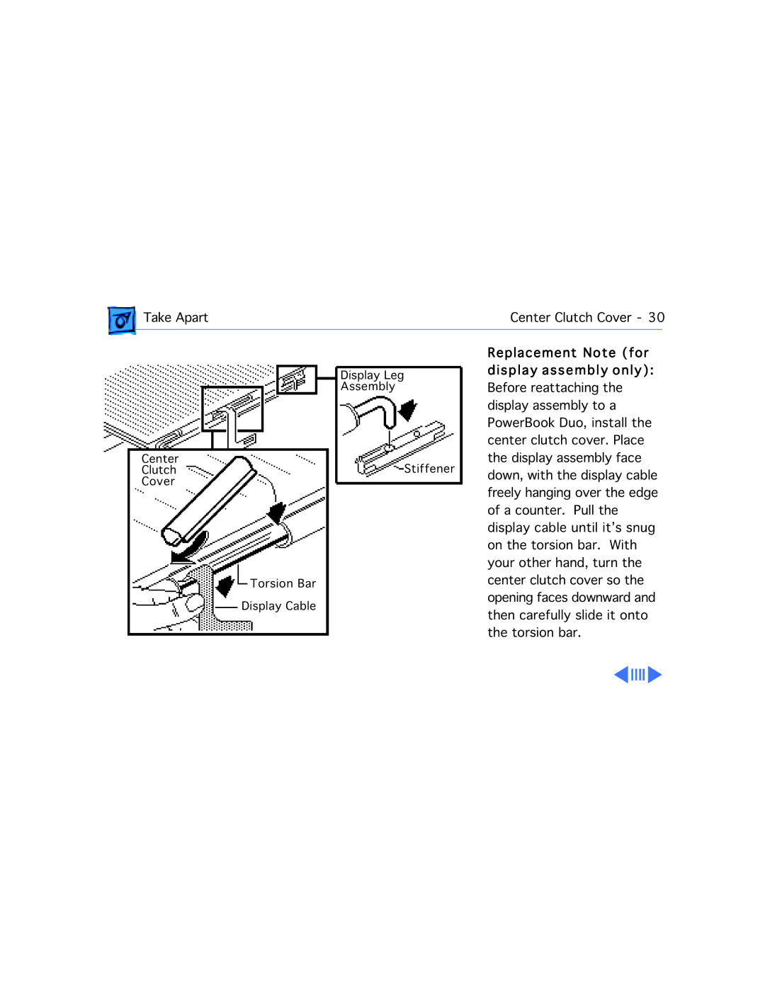 Apple 210 manual Before reattaching 