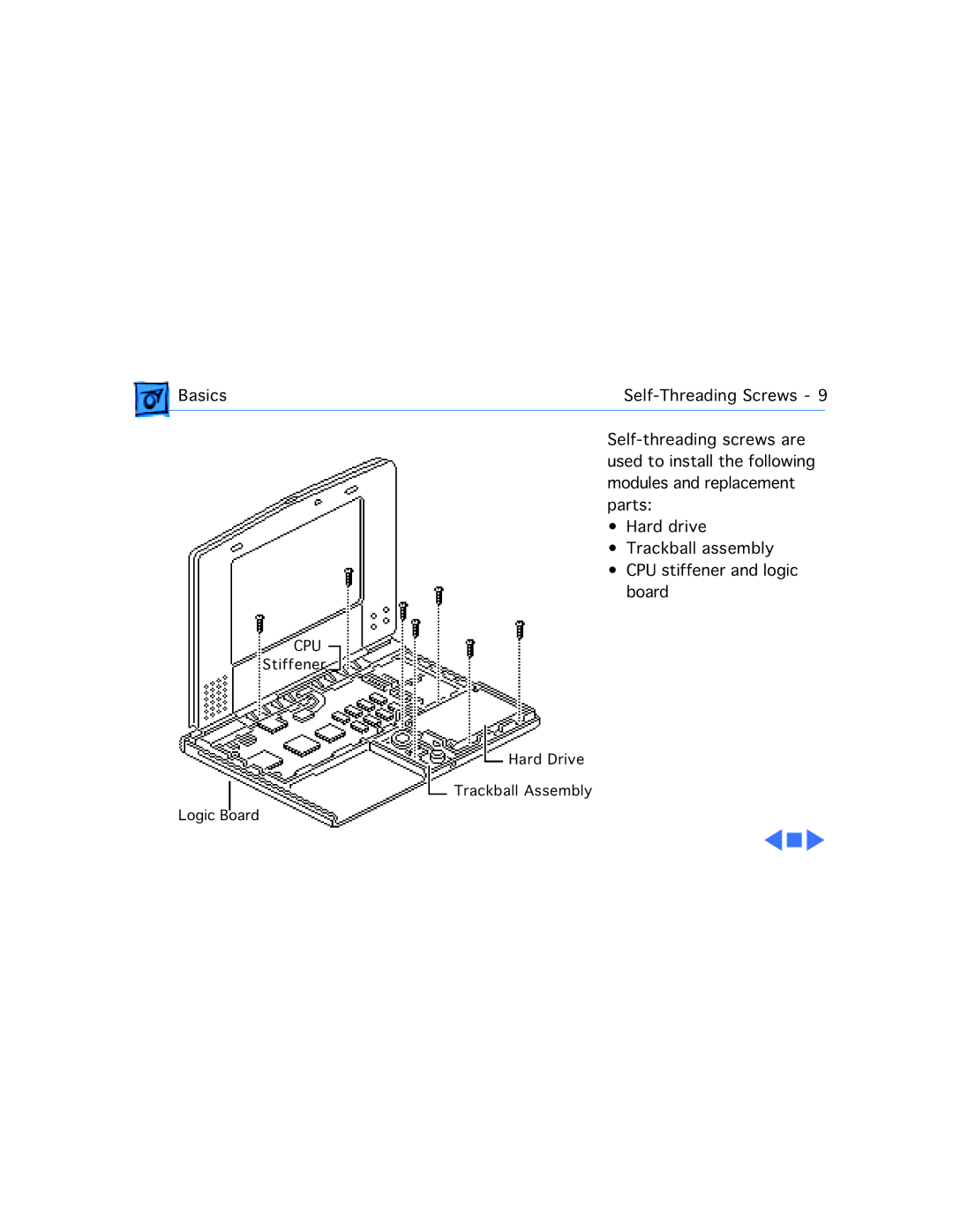 Apple 210 manual Cpu 