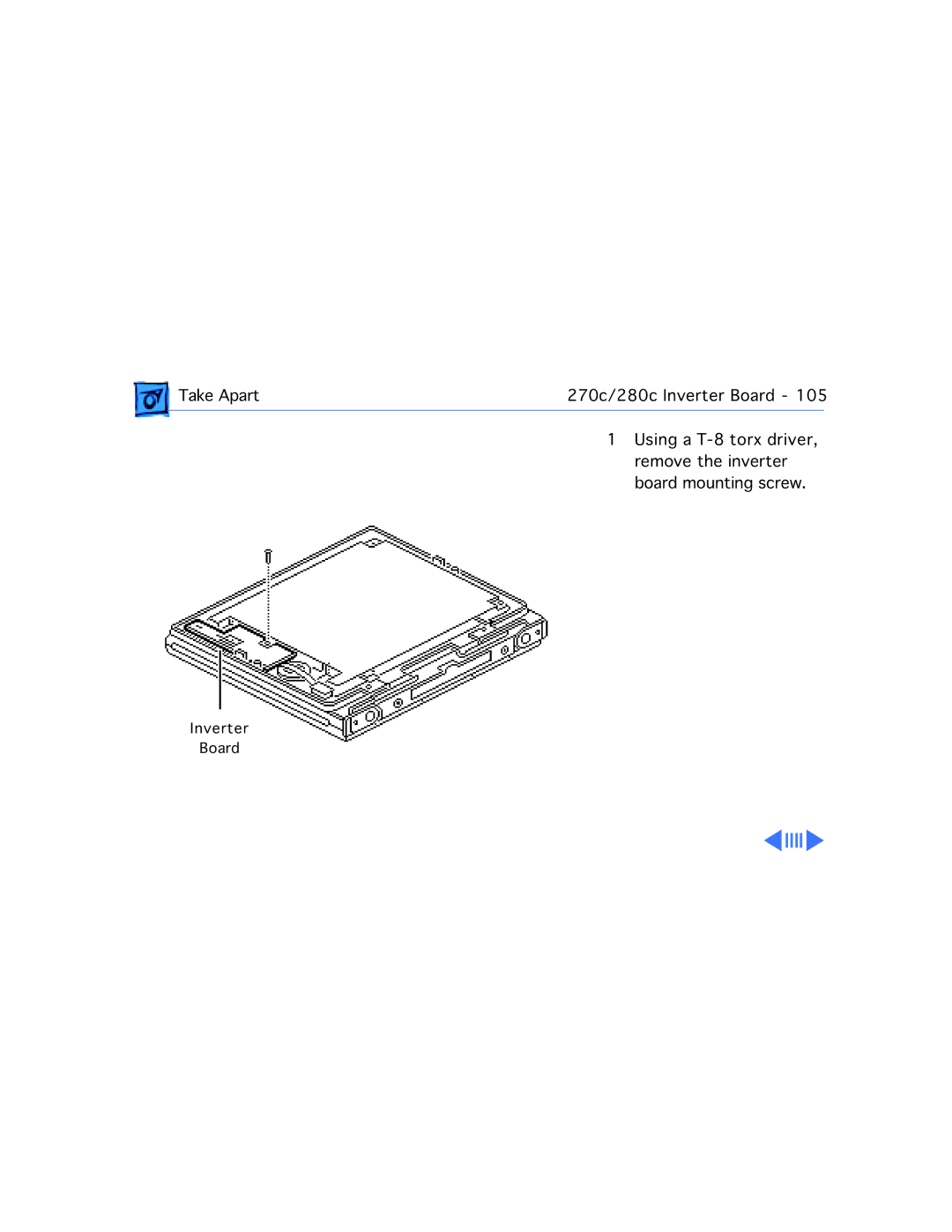 Apple 210 manual Inverter Board 