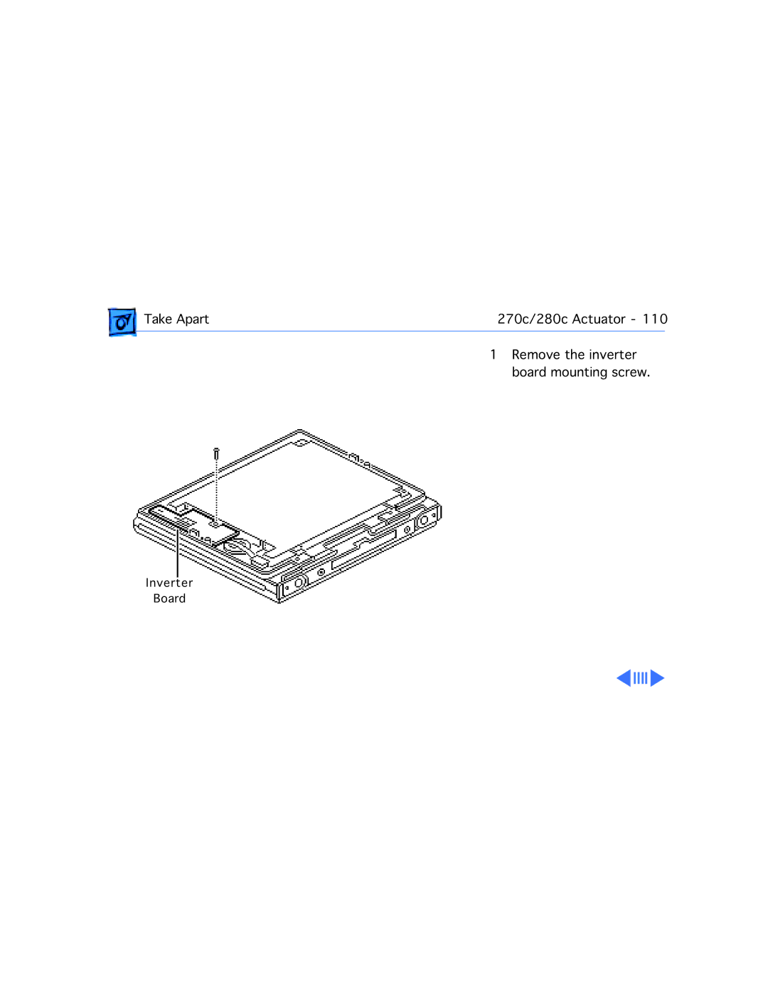 Apple 210 manual Inverter Board 