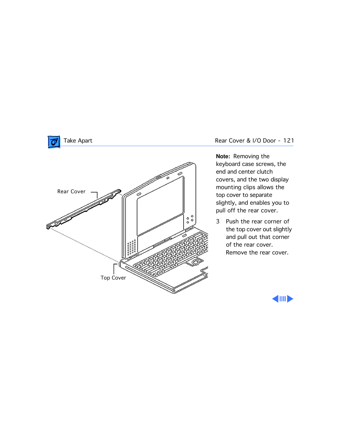 Apple 210 manual Top Cover 