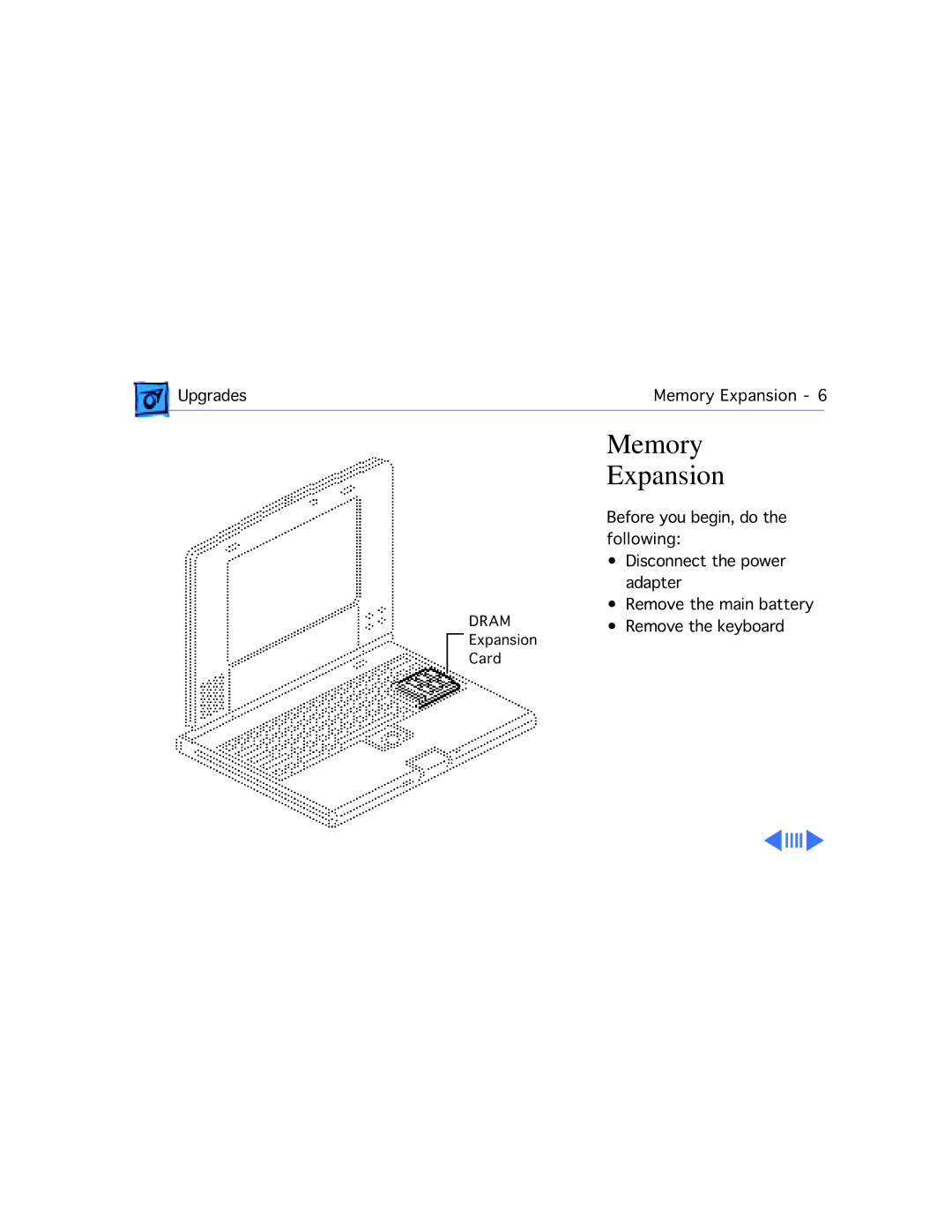 Apple 210 manual Memory Expansion 