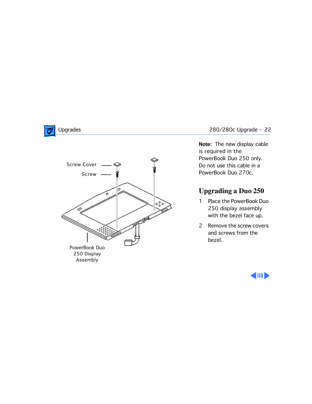 Apple 210 manual Upgrading a Duo 