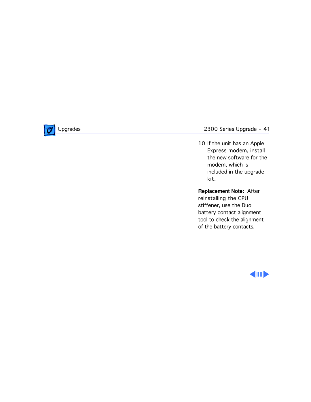 Apple 210 manual Replacement Note After 