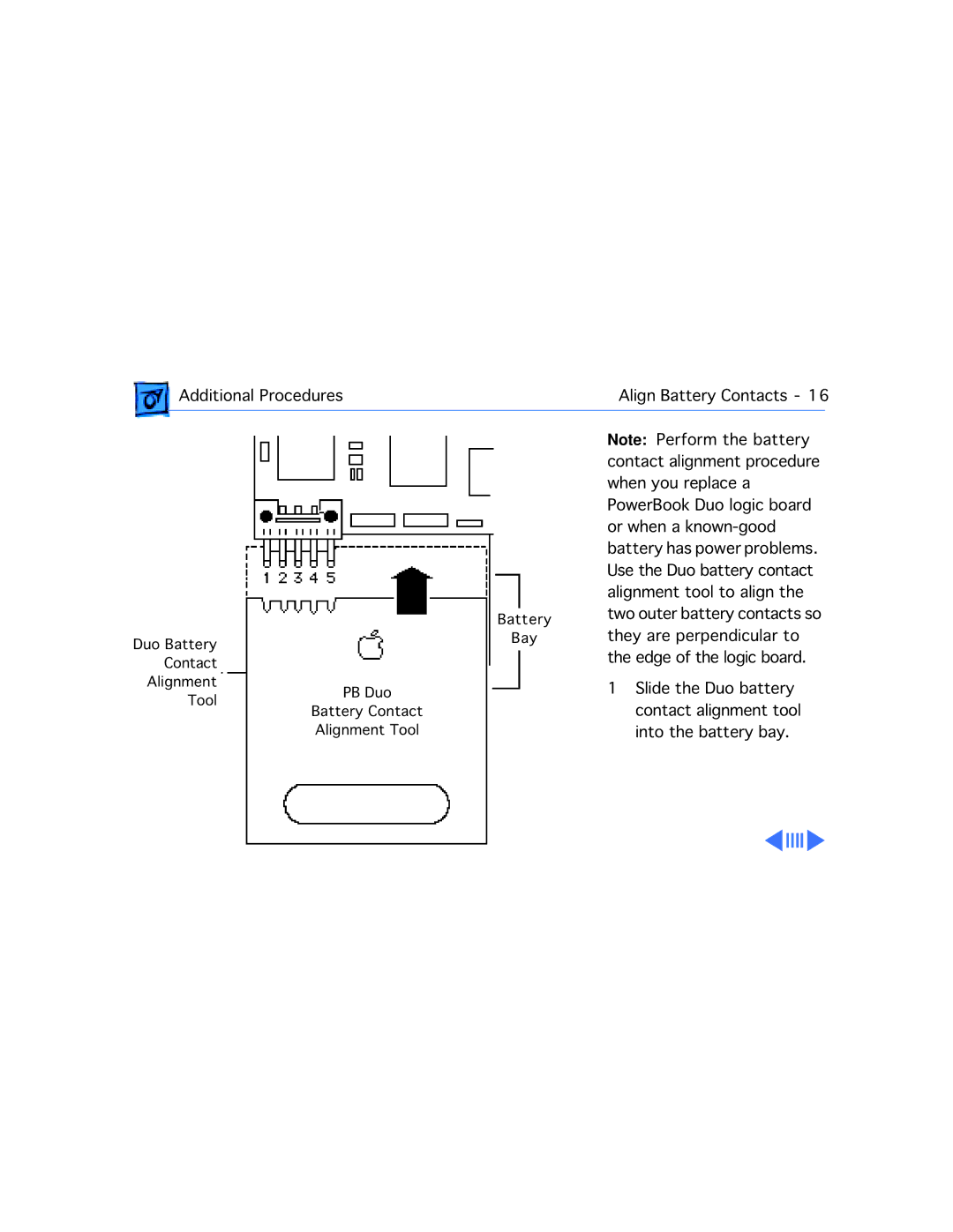 Apple 210 manual Two outer battery contacts so 