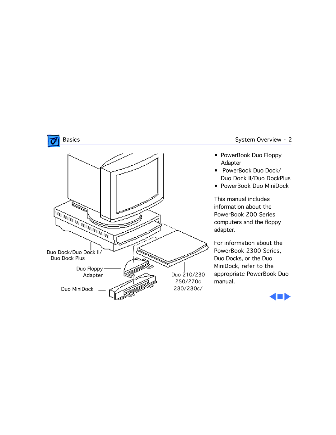 Apple 210 manual Duo Docks, or the Duo 