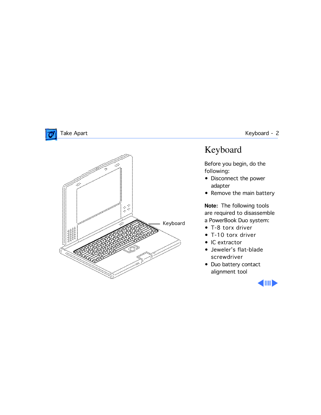 Apple 210 manual Keyboard 