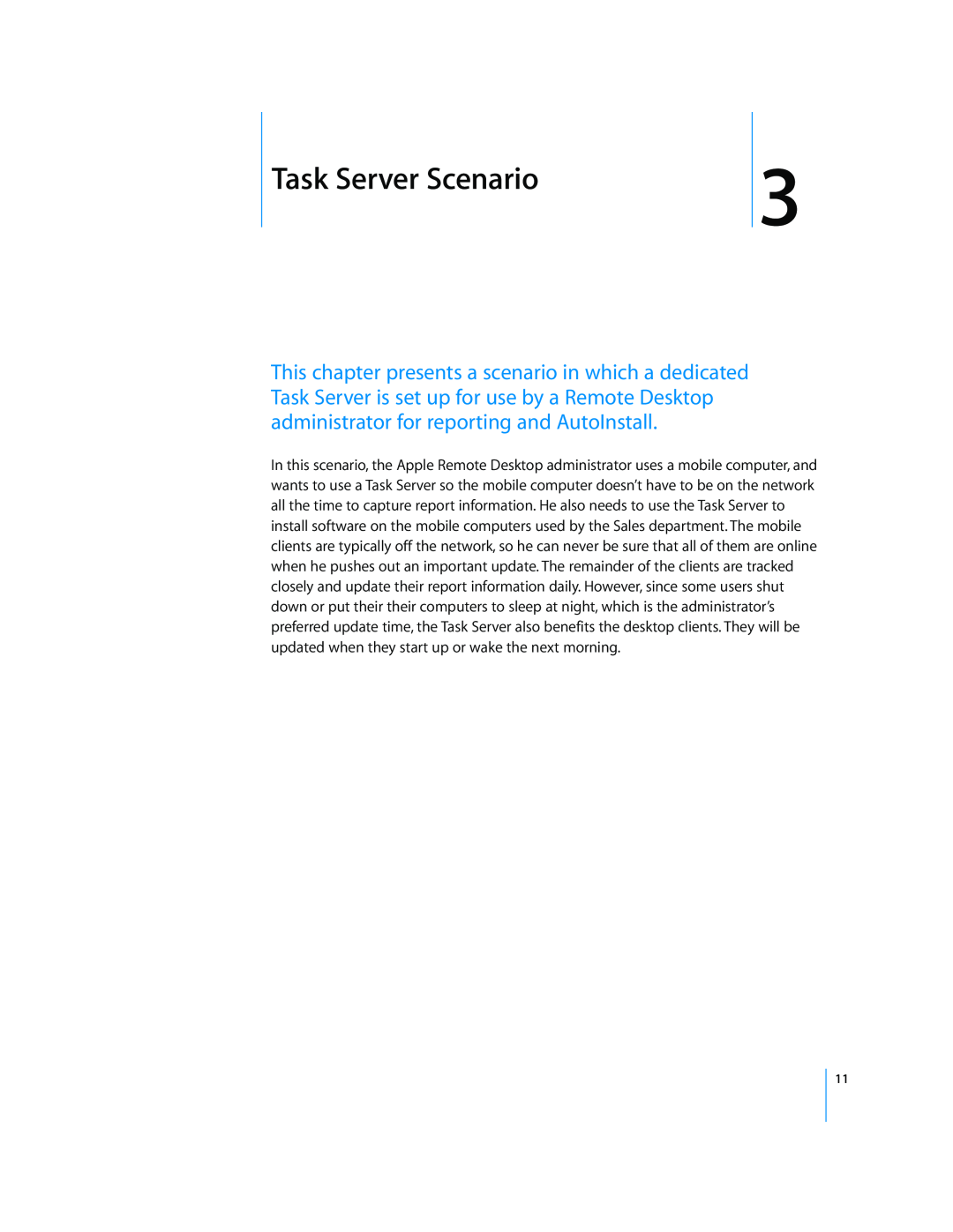 Apple 216 manual Task Server Scenario 