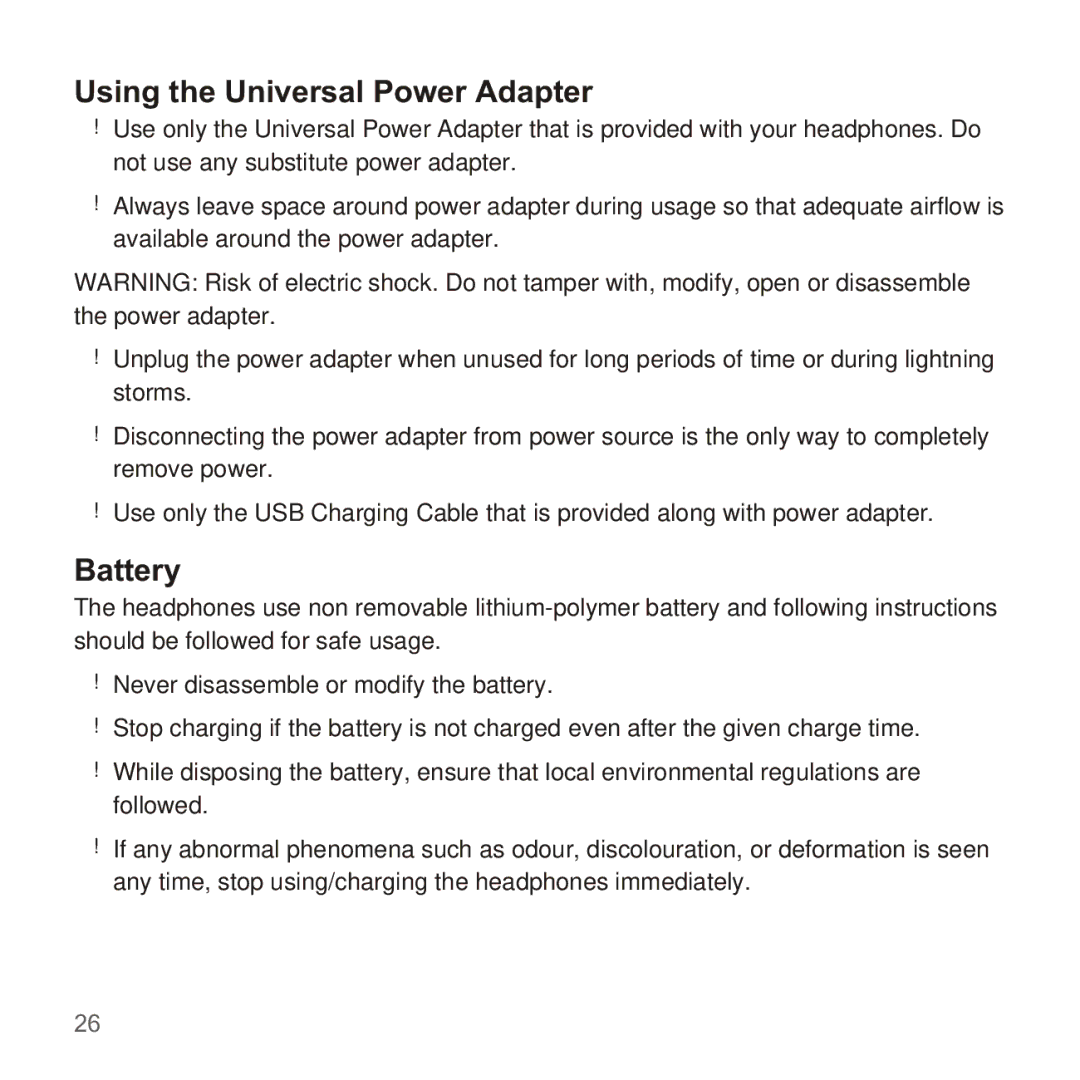 Apple 2210 manual Using the Universal Power Adapter, Battery 