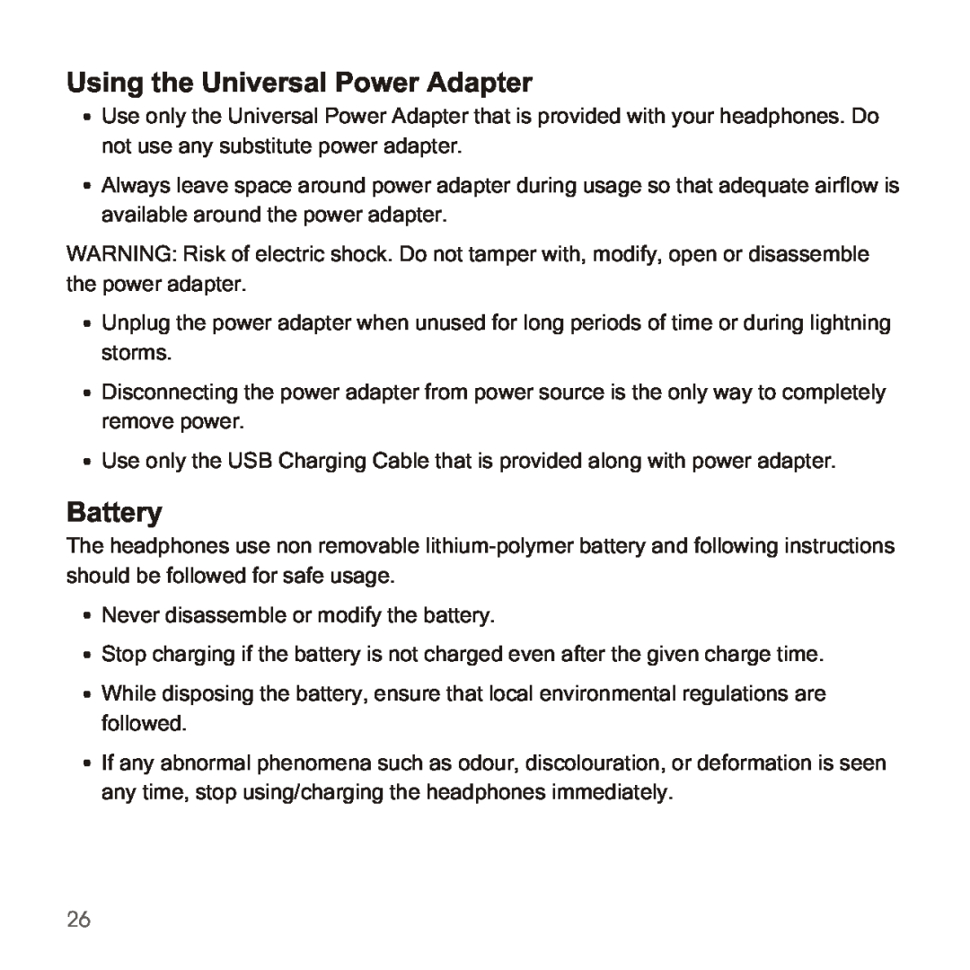 Apple 2210 manual Using the Universal Power Adapter, Battery 