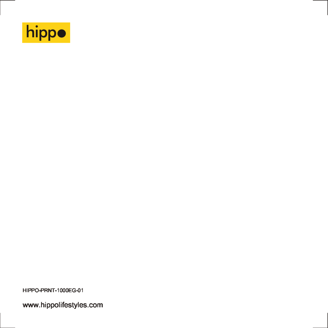 Apple 2210 manual HIPPO-PRNT-1000EG-01 