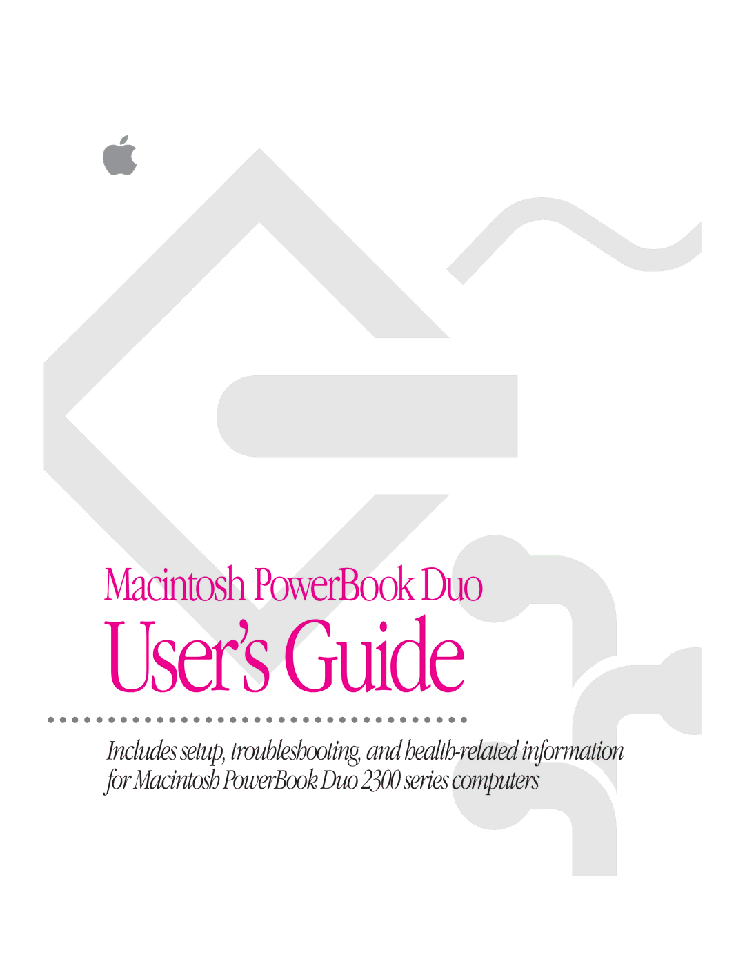 Apple 2300 Series manual User’s Guide 