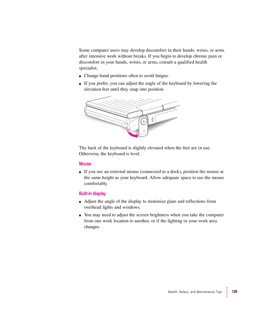 Apple 2300 Series manual Mouse 