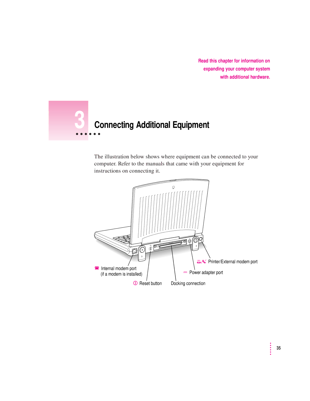 Apple 2300 Series manual Connecting Additional Equipment 