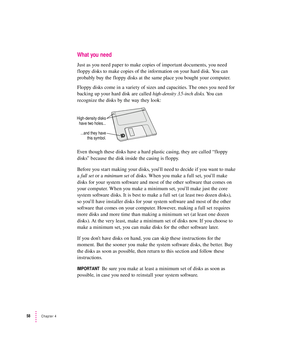 Apple 2300 Series manual What you need 