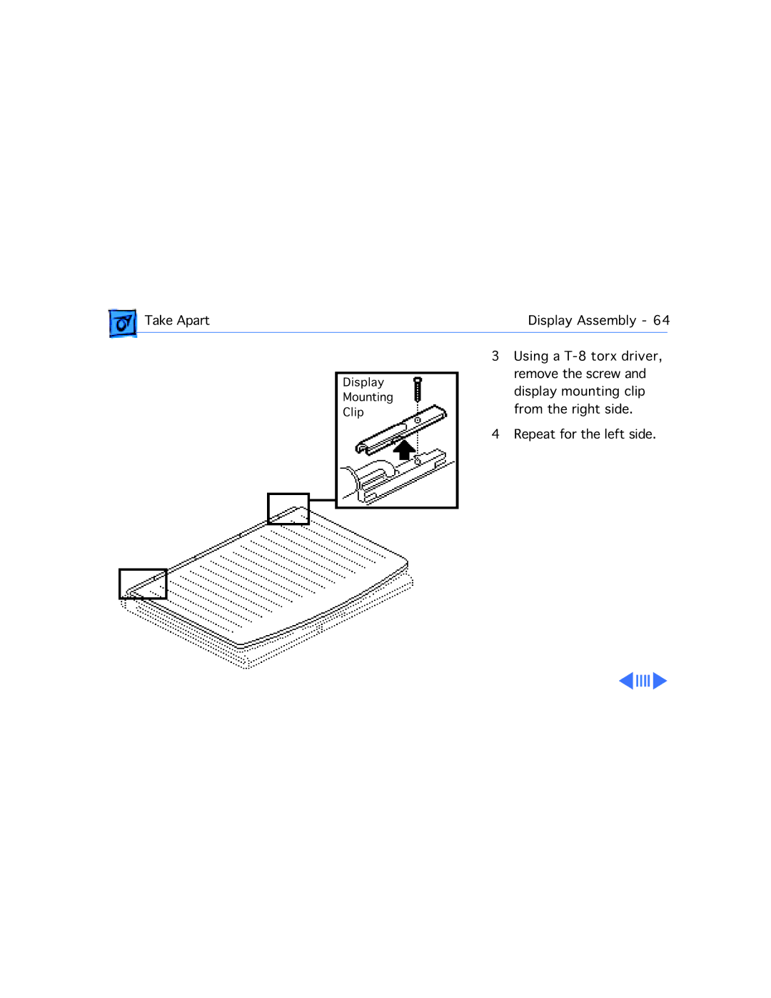 Apple 2300C manual Take Apart Display Assembly 