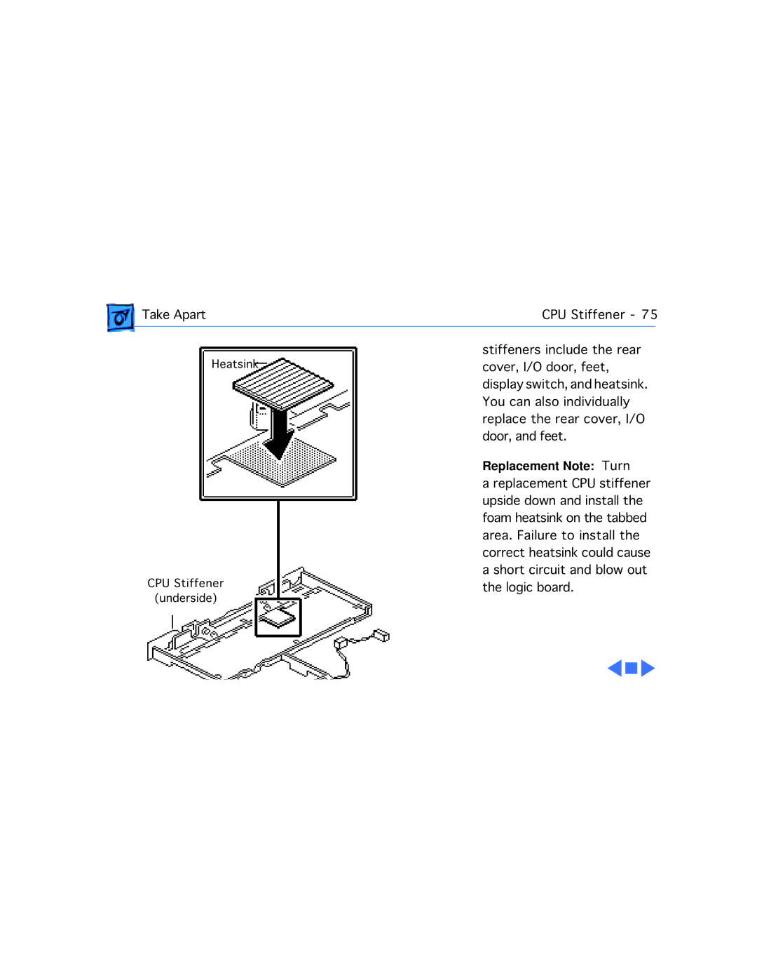 Apple 2300C manual Replacement Note Turn 